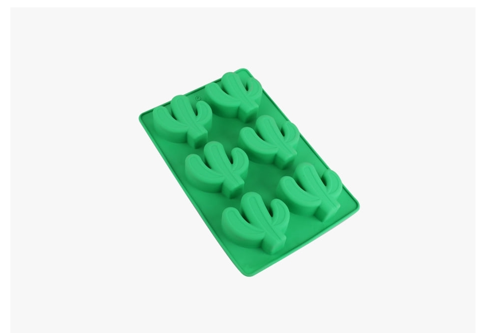 다구몰드 6구 양팔선인장몰드 비누몰드 실리콘몰드